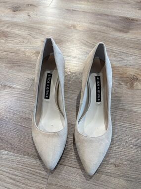 Alice and Olivia suede heels